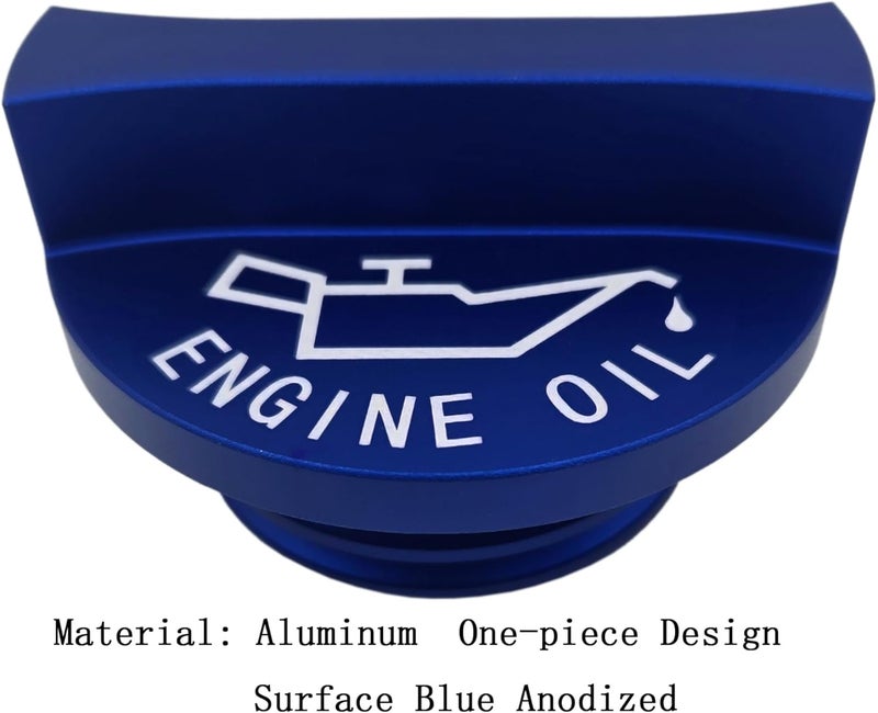 kweiny Engine Oil Filler Cap Aluminum for Subaru Baja Forester Impreza Sti Wrx Legacy Outback Tribeca 2002-2021 Some Models - Image 3